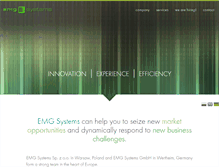 Tablet Screenshot of emg-systems.com